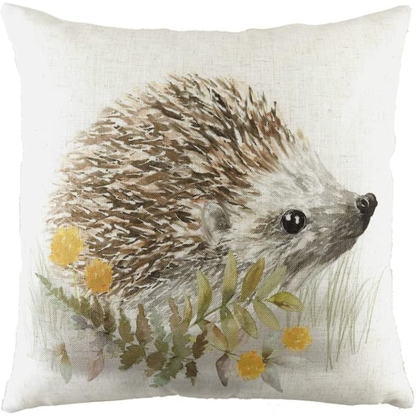 Evans Lichfield Kuddfodral med igelkott från Woodland Hedgehog White/Green/Brown One Size