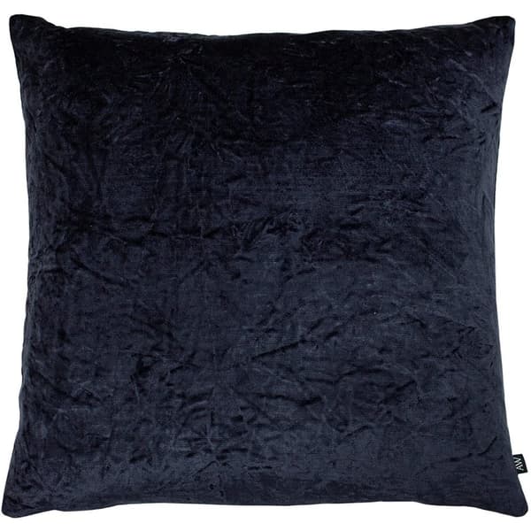 Ashley Wilde Kassaro Crushed Velvet Cushion Cover Ink One Size