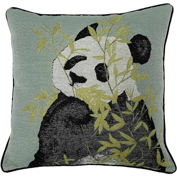 Furn Pandas Cushion Cover Green One Size
