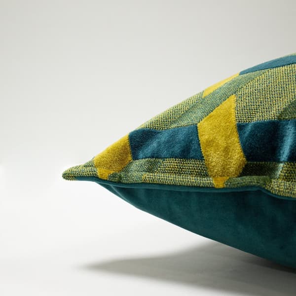 Riva Paoletti Delano Jacquard Velvet Cushion Cover