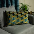 Miniatyrbilde 5 av 5: Riva Paoletti Delano Jacquard Velvet Cushion Cover