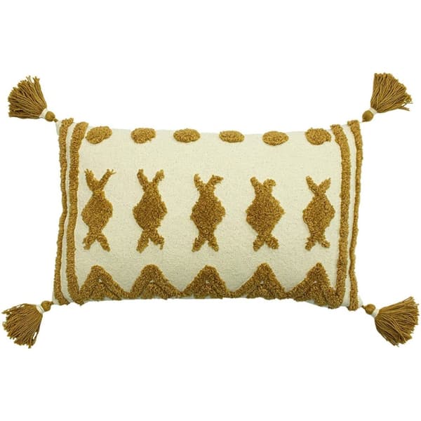 Furn Esme kuddfodral av bomullstuftad bomull Ginger 50cm x 30cm