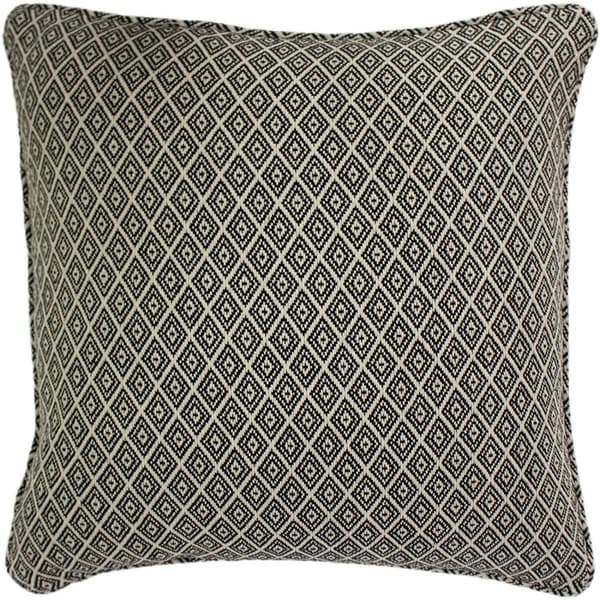 Paoletti Tangier Geometric Cushion Cover Monochrome One Size