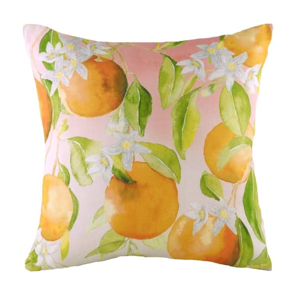 Evans Lichfield Fruit Oranges Cushion Cover Multicoloured 43cm x 43cm