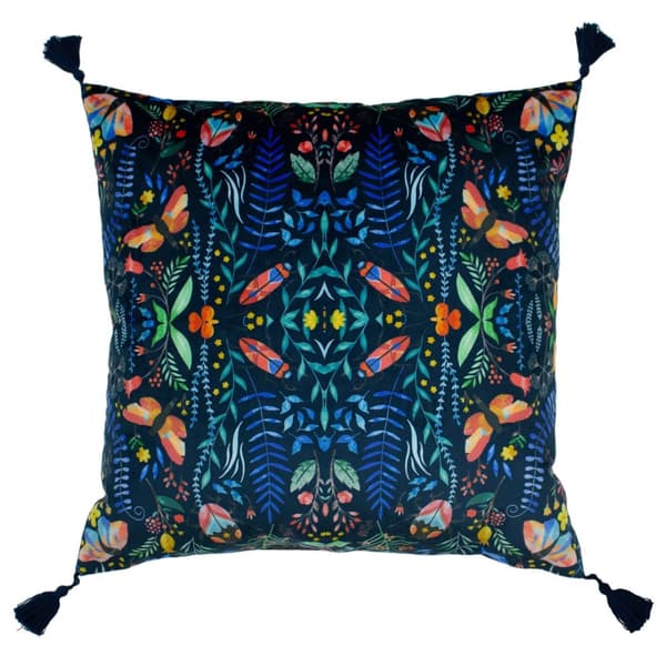 Furn Kaleidoscopic Cushion Cover Blue One Size