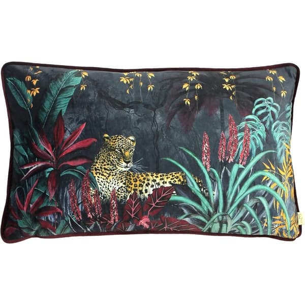 Evans Lichfield Zinara Leopard kuddfodral Multicoloured 30cm x 50cm