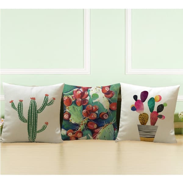 Tropical Plant Cactus Pellavatyynynpäällinen Sohva Auton tyynynpäällinen Kodinsisustus