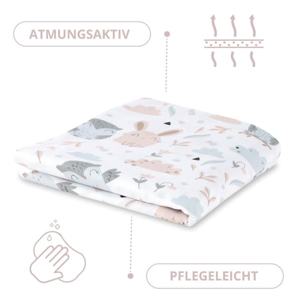 Side sleeper kuddfodral bomull 40 x 145 cm - Kuddfodral för avlång kudde gjord av bomullsugglor