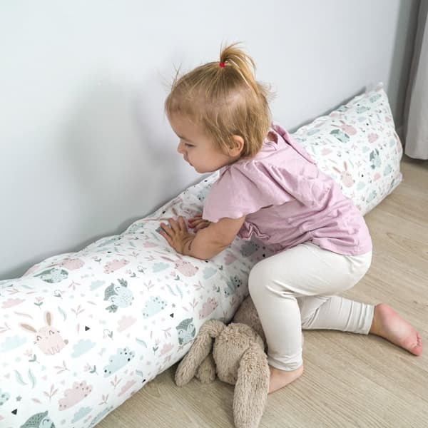 Side sleeper kuddfodral bomull 40 x 145 cm - Kuddfodral för avlång kudde gjord av bomullsugglor