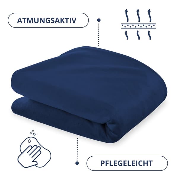 Side sleeper kuddfodral Sammet 40 x 145 cm - kuddfodral för avlång kudde mörkblå
