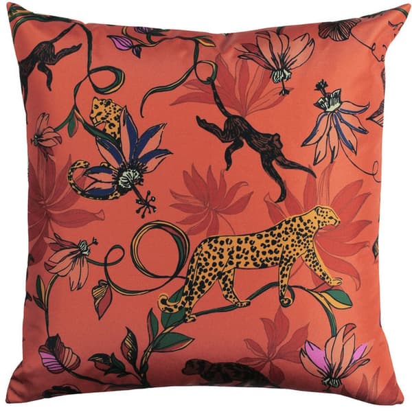 Furn Wildlife Outdoor Cushion Cover Orange 43cm x 43cm