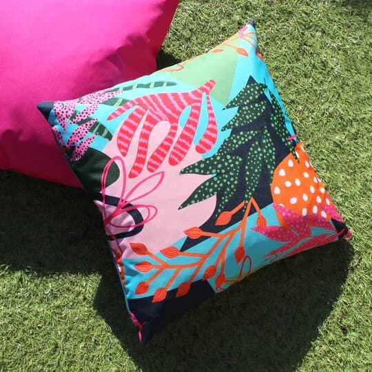 Furn Coralina Floral utomhus kuddeöverdrag