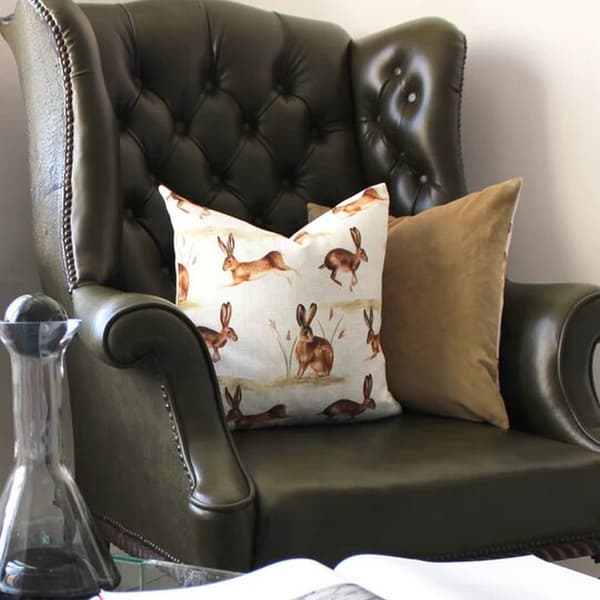 Evans Lichfield Country Hare Cushion Cover