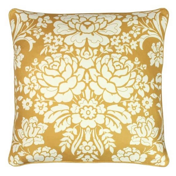 Paoletti Melrose Floral Cushion Cover Honey One Size