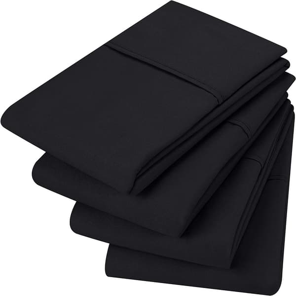 Örngott Svart Mikrofiber 4-pack UTOPIA BEDDING