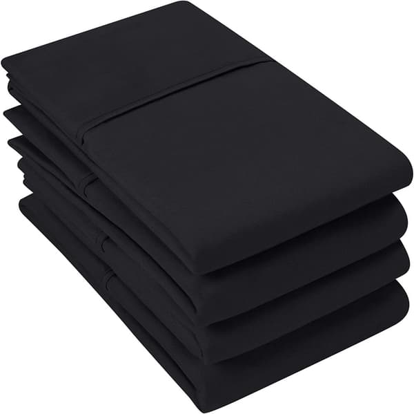 Örngott Svart Mikrofiber 4-pack UTOPIA BEDDING
