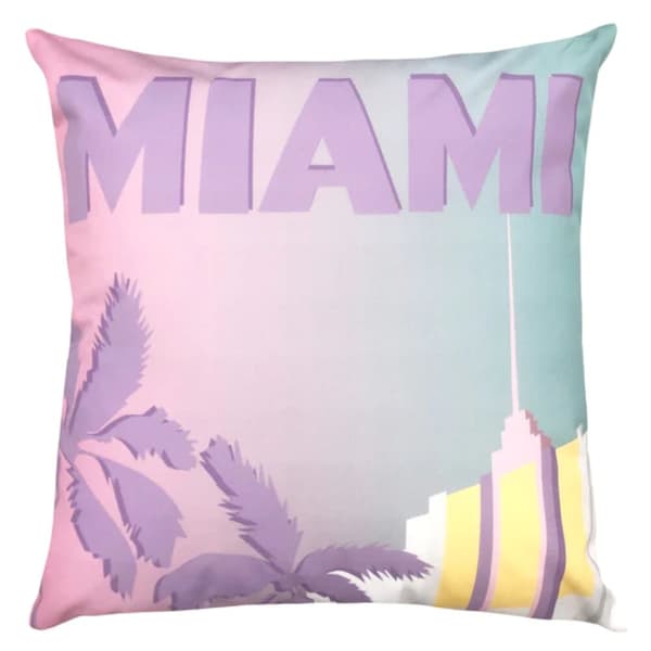 Furn Miami Outdoor kuddfodral Purple/Pink One Size