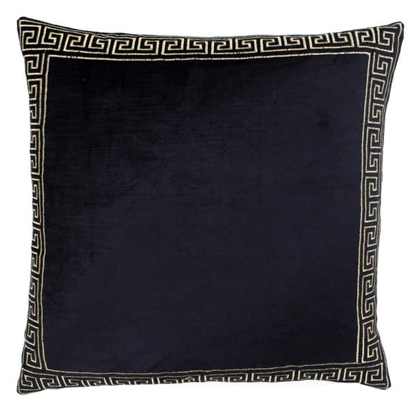 Paoletti Apollo broderat kuddfodral Black/Gold 50cm x 50cm