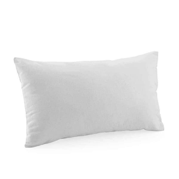 Westford Mill Cotton Canvas Square Cushion Cover Light Grey 40cm x 40cm