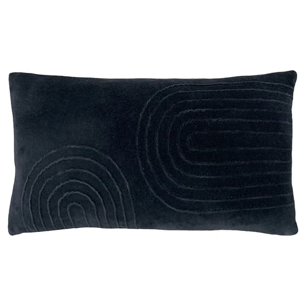 Furn Mangata Velvet rektangulärt kuddfodral Black One Size