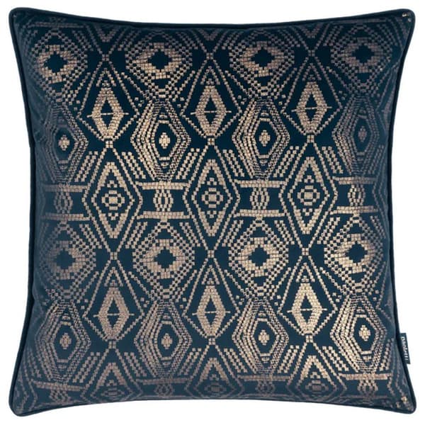Paoletti Tayanna Velvet Metallic Cushion Cover