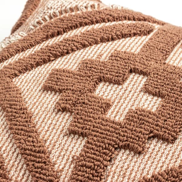 Furn Kalai Tufted Tassel Cushion Cover