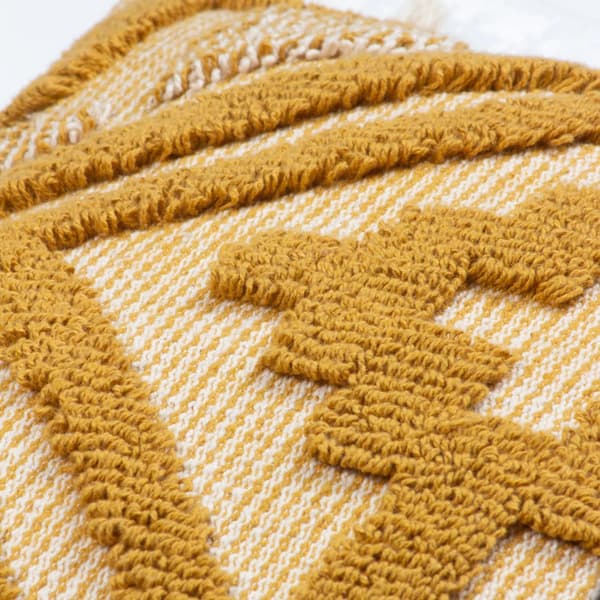 Furn Kalai Tufted Tassel Cushion Cover