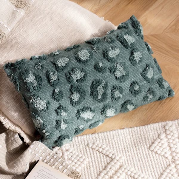 Furn Maeve Tufted Leopard Print Cushion Cover