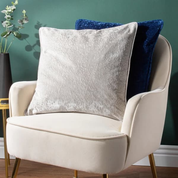 Paoletti Velvet Ripple Cushion Cover