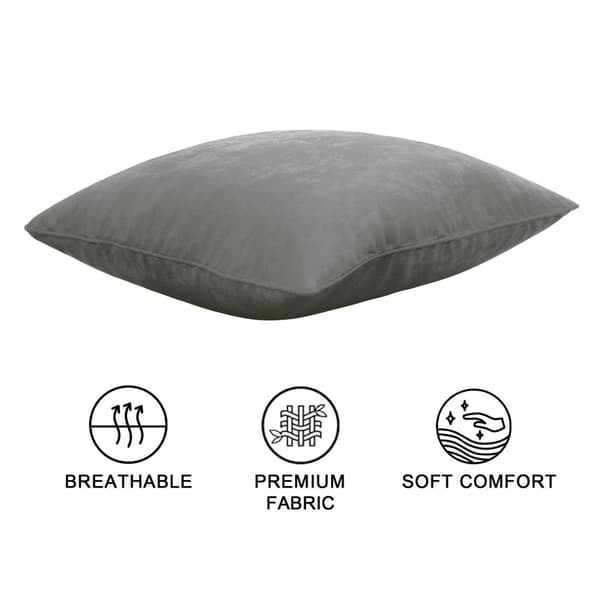 2x Dekorativa Kuddfodral i Sammet 40x40 cm För Vardagsrum Sovrum Bäddsoffa Kontor Cafeteria eller Väntrum