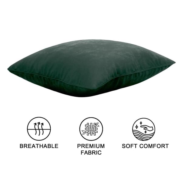 2x Dekorativa Kuddfodral i Sammet 40x40 cm För Vardagsrum Sovrum Bäddsoffa Kontor Cafeteria eller Väntrum