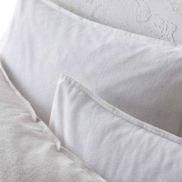 Set med 2 örngottsskydd av flanell 65 x 65 cm / 100 % bomull