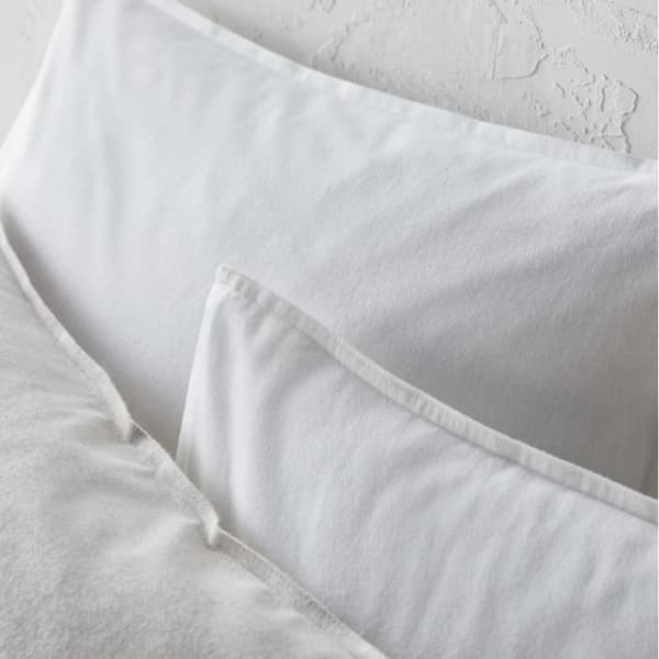 Set med 2 örngottsskydd av flanell 50 x 70 cm / 100 % bomull