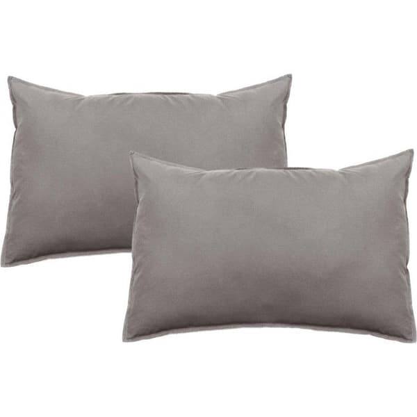 Set om 2 Palace örngott i ren tvättad färgad bomull 63 trådar/cm² South Wind - Palace Galet - Set med 2 örngott 50 x 70 cm