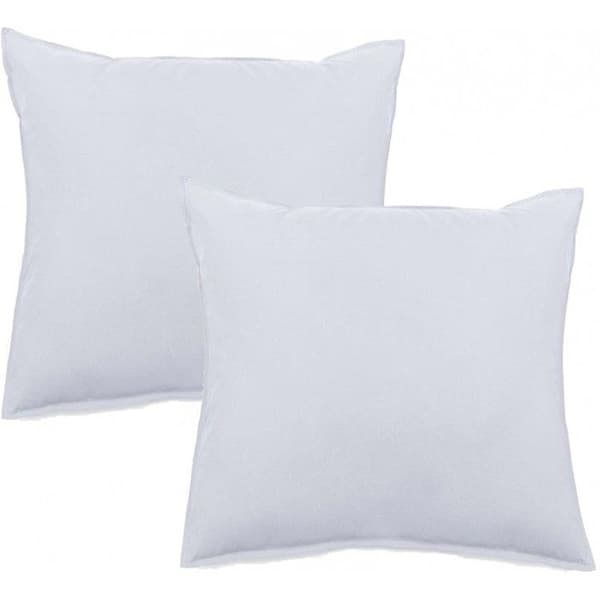 Set med 2 Palace örngott i ren tvättad färgad bomull 63 trådantal/cm² South Wind - Palace Snow - Set med 2 örngott 65 x 65 cm