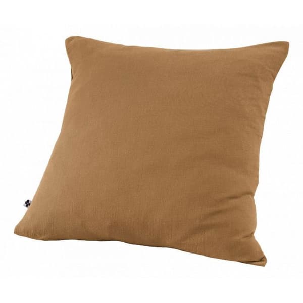 Örngott "Gaïa" 60 x 60 cm &amp; 50 x 70 cm "Cotton Gauze" - Gaïa Camel - 60 x 60 cm