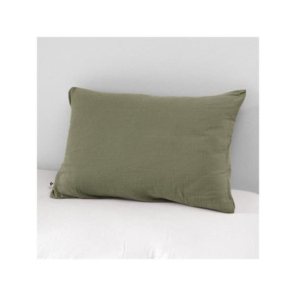 Örngott "Gaïa" 60 x 60 cm &amp; 50 x 70 cm "Cotton Gauze" - Gaïa Romarin - 50 x 70 cm