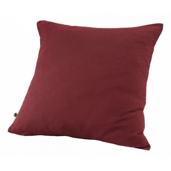 Örngott "Gaïa" 60 x 60 cm &amp; 50 x 70 cm "Cotton Gauze" - Gaïa Lie de Vin - 60 x 60 cm