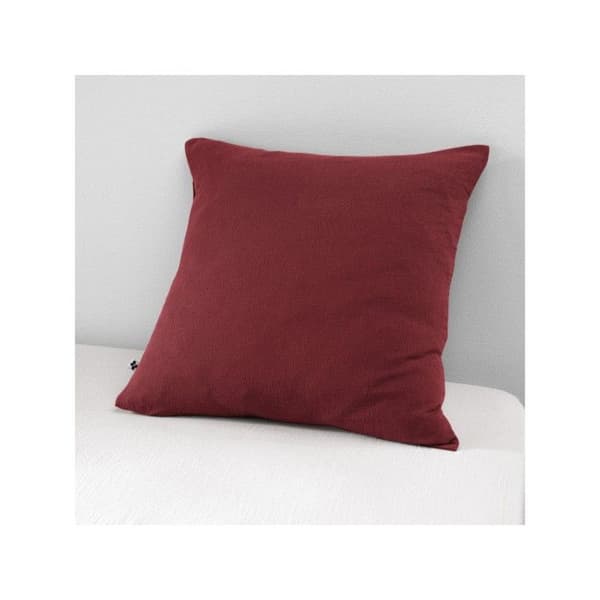 Örngott "Gaïa" 60 x 60 cm &amp; 50 x 70 cm "Cotton Gauze" - Gaïa Lie de Vin - 60 x 60 cm