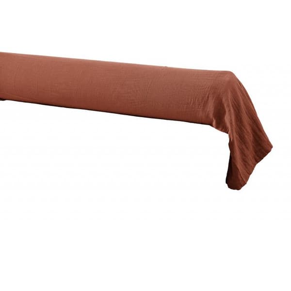 Bolsterfodral "Gaïa" 85 x 185 cm "Cotton Gauze" - Gaïa Terracotta - 85 x 185 cm