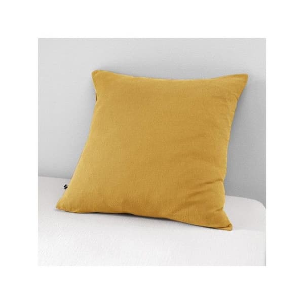 Örngott "Gaïa" 60 x 60 cm &amp; 50 x 70 cm "Cotton Gauze" - Gaïa Saffron - 60 x 60 cm