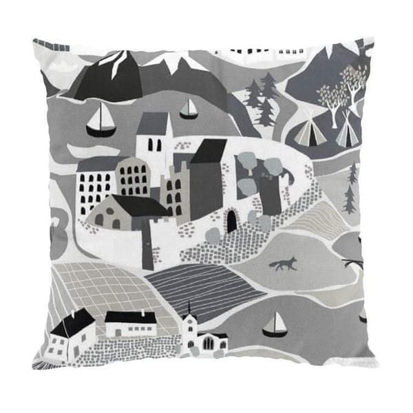Sverigeresan Kuddfodral 45x45 cm Grå