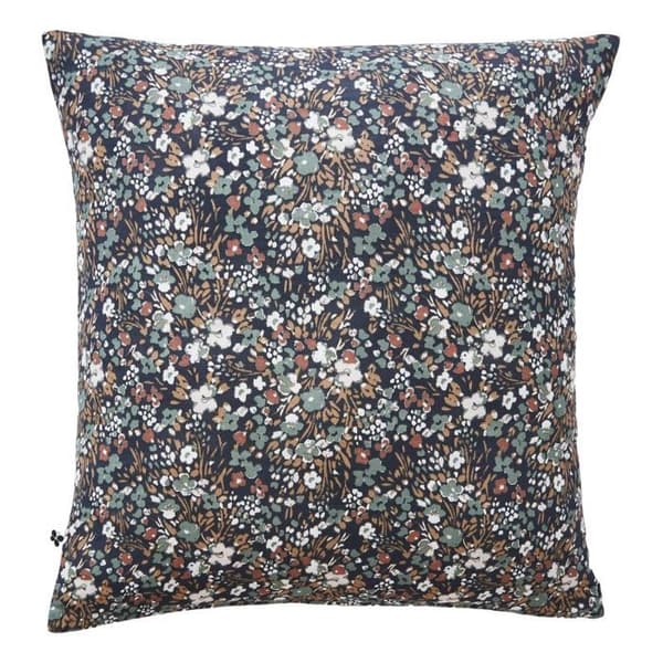 "Capucine" tryckt örngott 60 x 60 cm &amp; 50 x 70 cm "Cotton Gauze" - Capucine Minuit - 60 x 60 cm