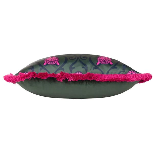 Paoletti Lupita Fringed Cheetah Cushion Cover