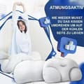 Miniatyrbild 3 av 4: Sovkudde, »MAVURALiving AirSleep 3D Ergonomisk sovkudde All-Around Cloud Kudde Nackkudde