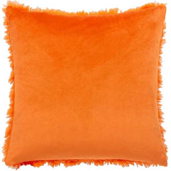 Heya Home Faux Fur Fluff Ball Cushion Cover