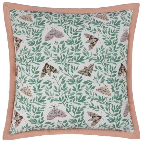 Wylder Moth Cushion Cover Pale Pink 50cm x 50cm