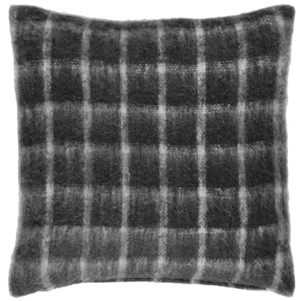 Yard Yarrow Faux Mohair Checked Cushion Cover