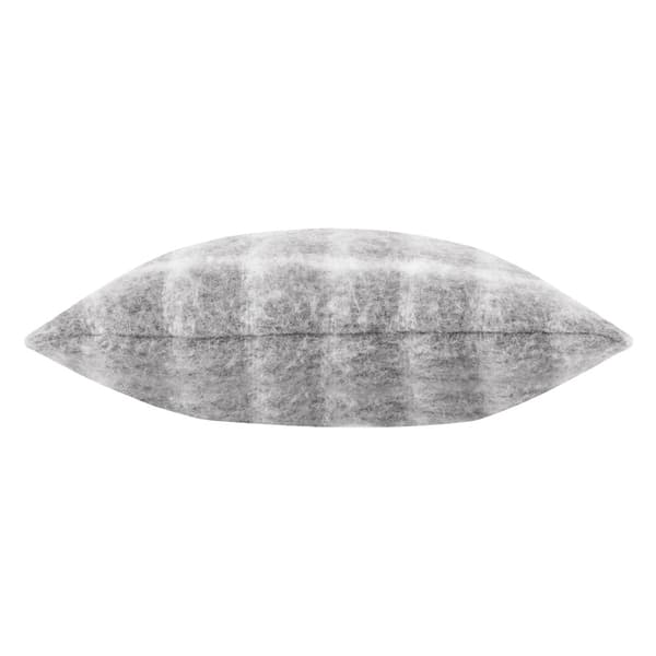 Yard Yarrow Faux Mohair Checked Cushion Cover