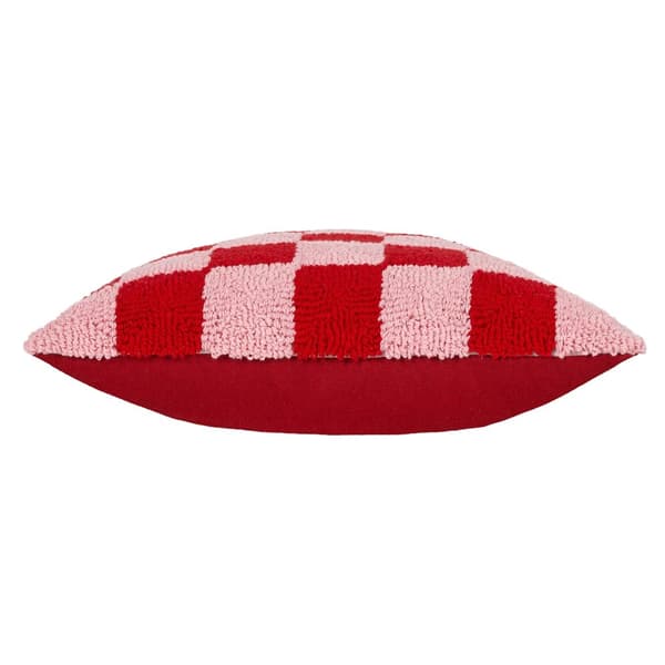 Yard Yarrow Faux Mohair Checked Cushion Cover